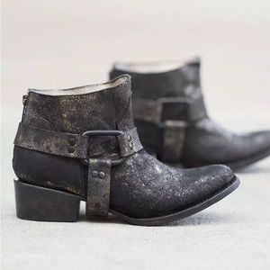 Freebird by Steven Phlow Distressed Leather Booties